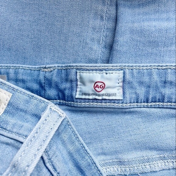 AG Adriano Goldschmied Jeans The Legging Ankle Light Wash Patches Size 31 | 12 - Picture 8 of 13